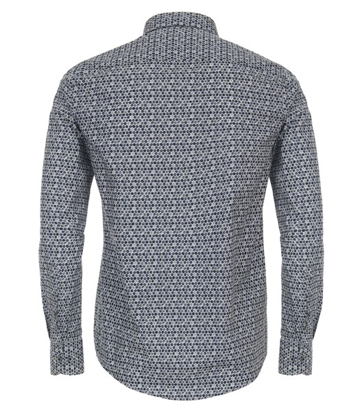 Casa Moda overhemd Casual Fit, bolletjes gr-bl