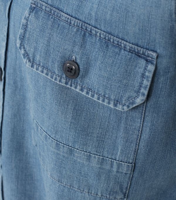 Casa Moda overhemd Casual Fit, denim blauw