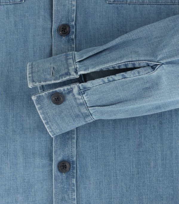 Casa Moda overhemd Casual Fit, denim blauw