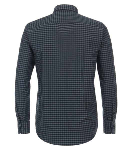 Casa Moda overhemd Casual Fit, fijne groene ruit
