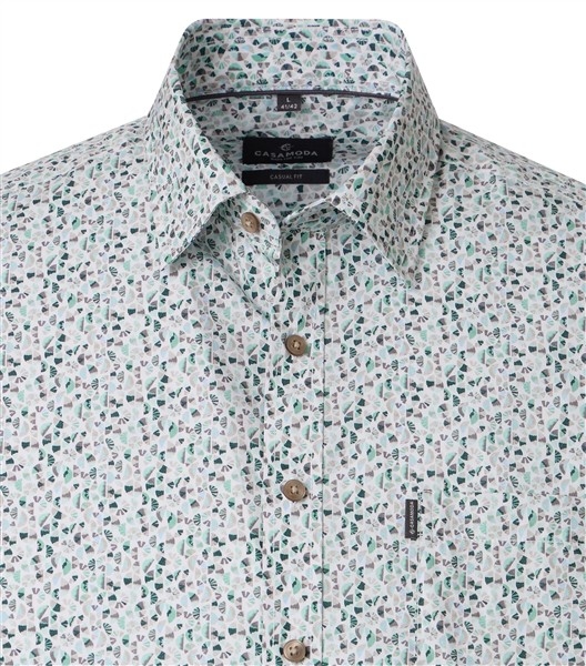 Casa Moda overhemd Casual Fit, fijne mozaiek