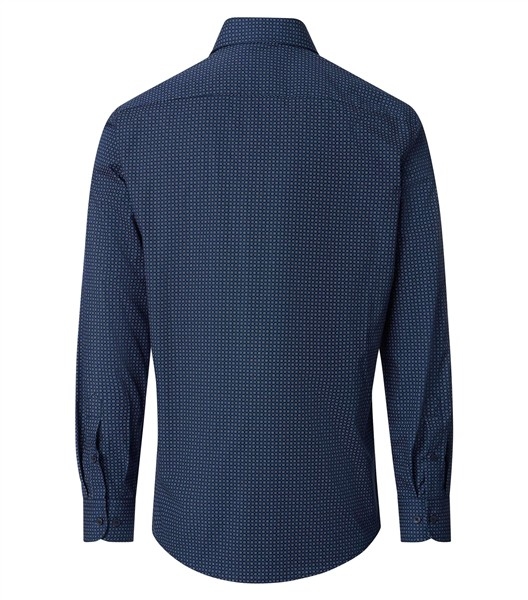 Casa Moda overhemd Casual Fit, navy dots