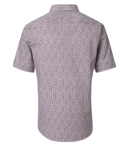 Casa Moda overhemd Casual Fit bolletjes, blauw