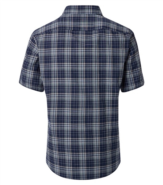 Casa Moda overhemd Casual Fit geruit, navy