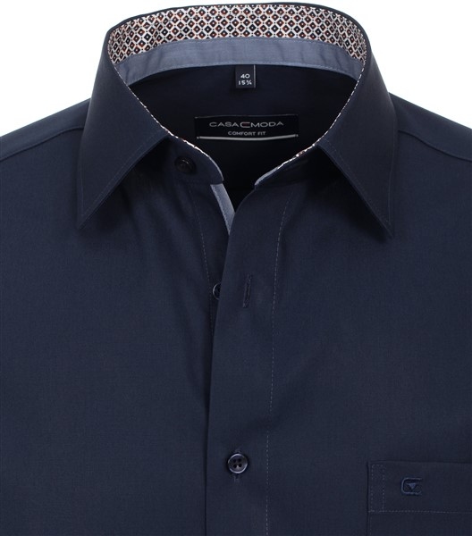 Casa Moda overhemd Comfort Fit strijkvrij, navy