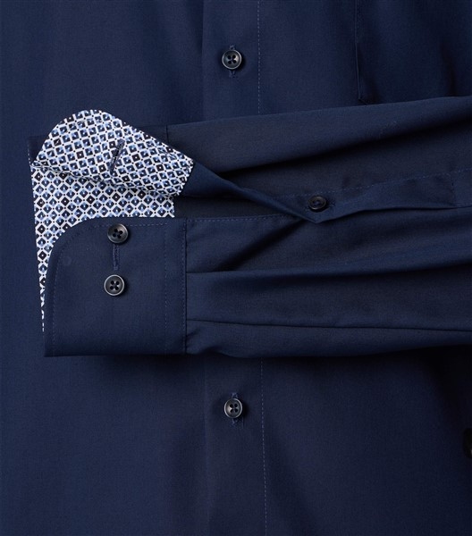 Casa Moda overhemd Comfort Fit strijkvrij, navy