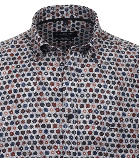 Casa Moda overhemd LM Casual Fit, antraciet