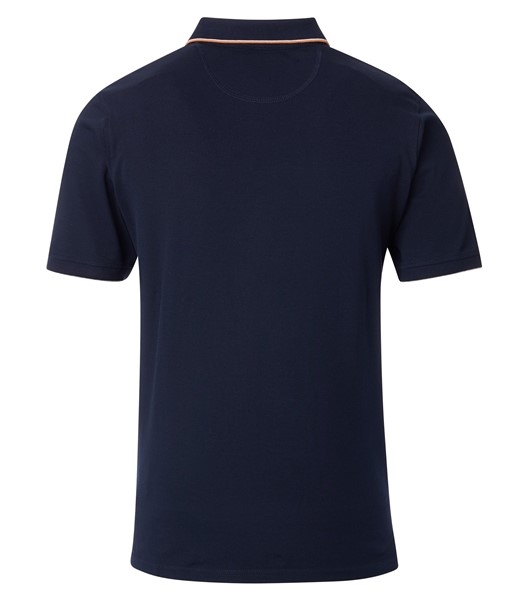 Casa Moda polo 'New YorkTravel Guide', navy