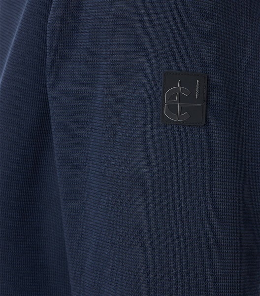 Casa Moda Sweatshirt m. rits in kraag, navy