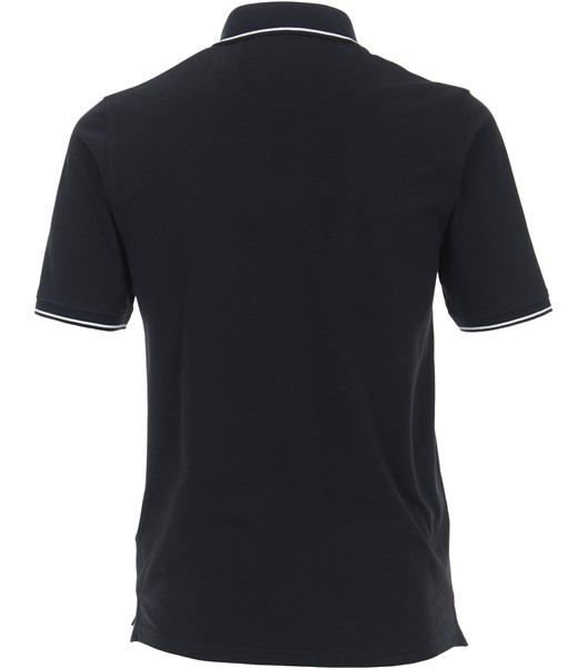 Casa Moda zomer polo 'The Miami Spirit', navy blauw