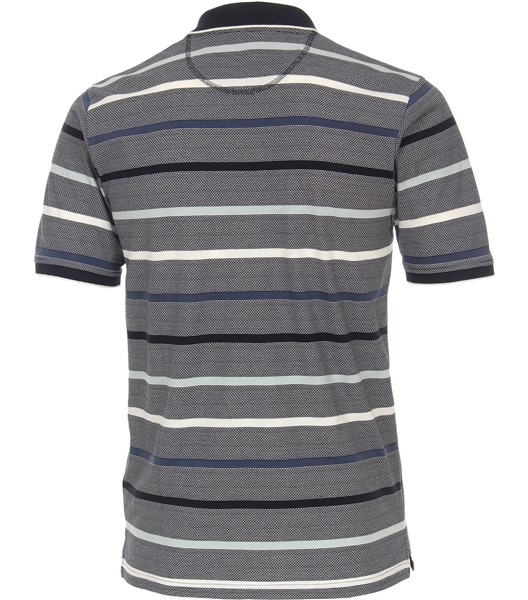 Casa Moda zomer polo gestreept, blauw-wit