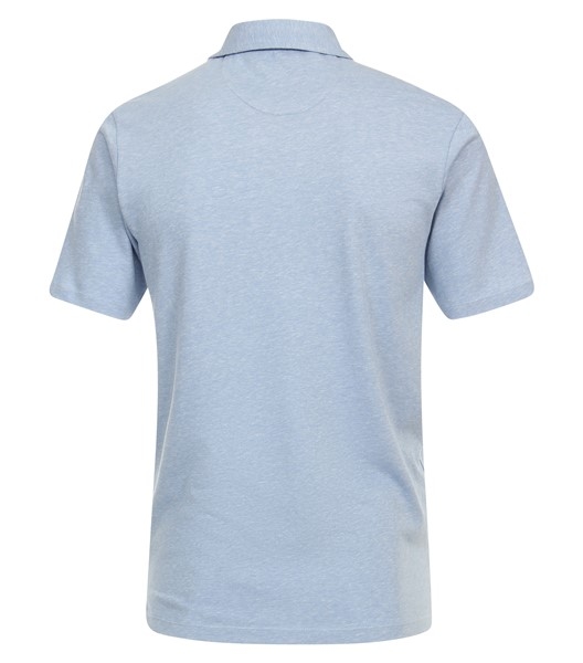 Casa Moda zomer polo Linnen editie, uni licht blauw
