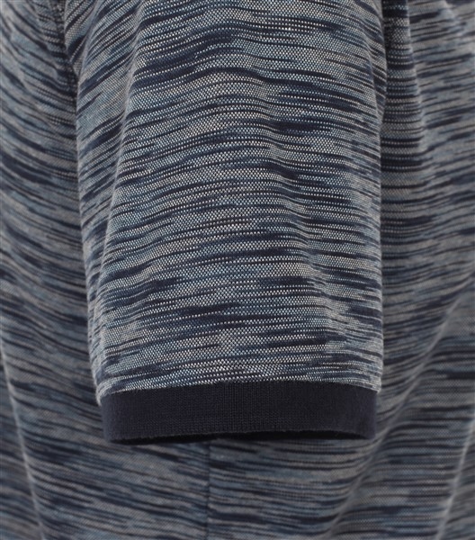 Casa Moda zomer polo m. borstzakje, blauw/zwart
