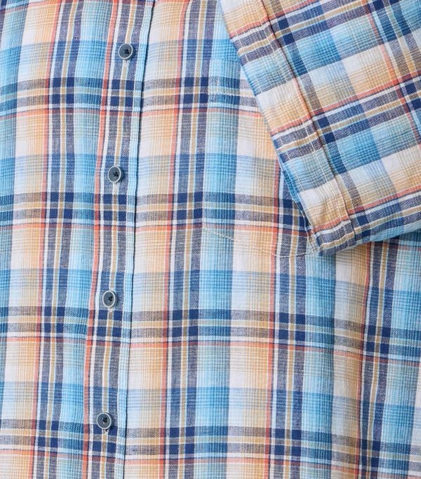 Casa Moda zomer shirt Linnen editie, geruit