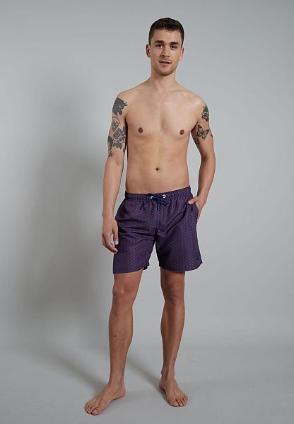 Ceceba Zwemshorts, navy-rode cirkel