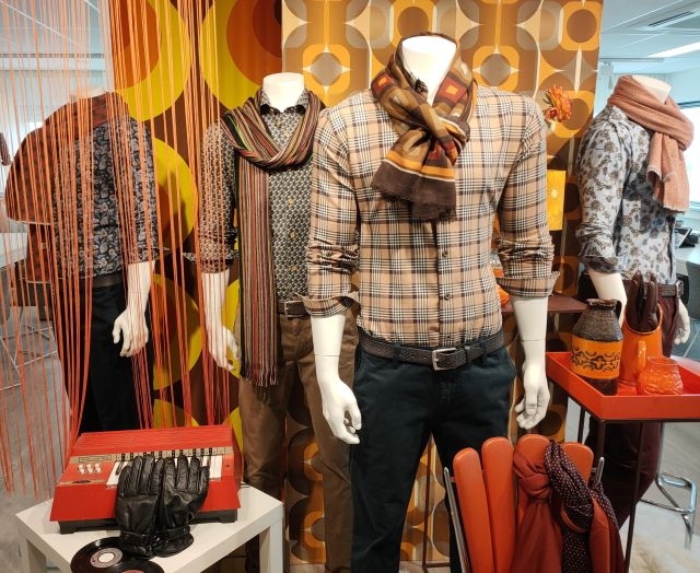 Culture overhemd regular fit AMSTERDAM, burberry print