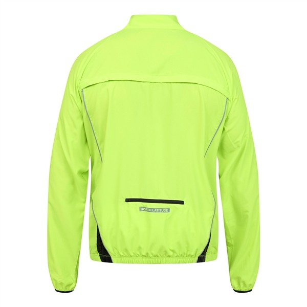 Cycling waterafstotend windjack, strong green