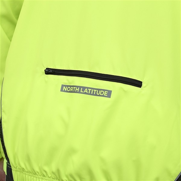 Cycling waterafstotend windjack, strong green