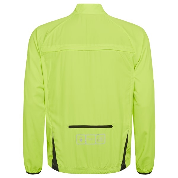 Cycling waterafstotend windjack, strong green