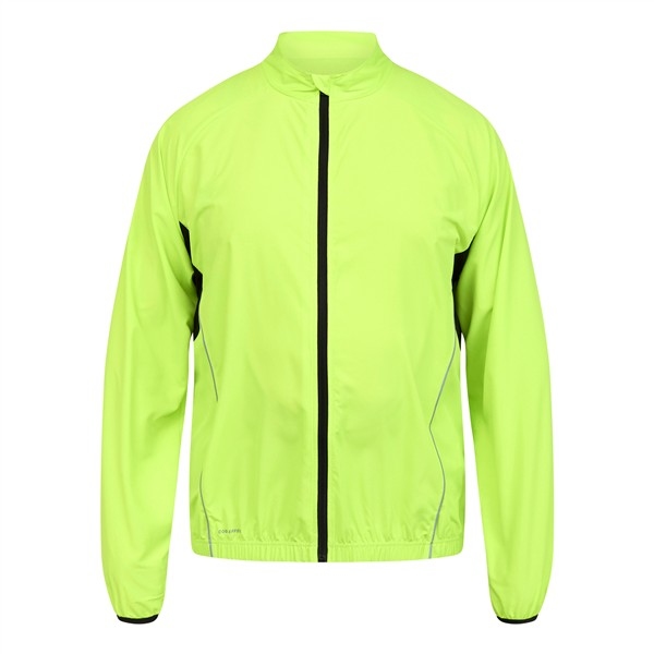 Cycling waterafstotend windjack, strong green