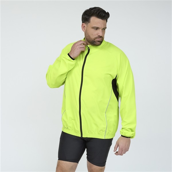 Cycling waterafstotend windjack, strong green