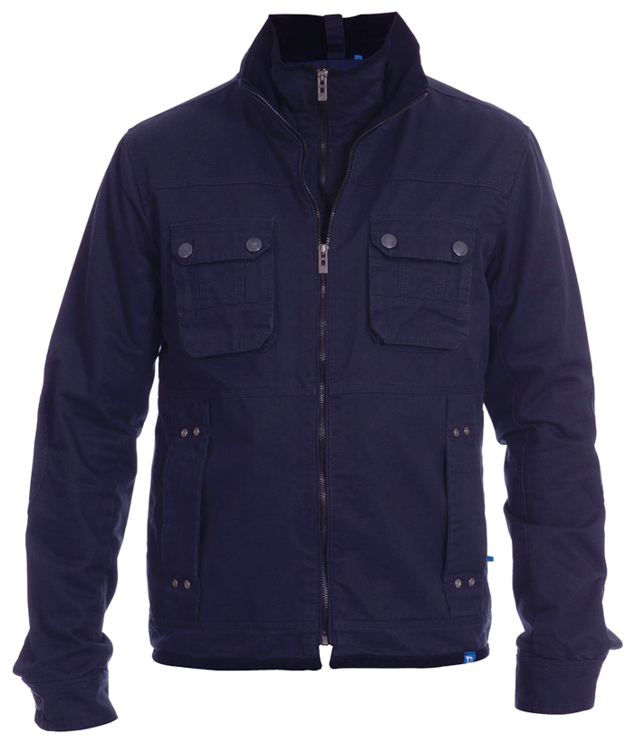 D555 BENITO multi-pocket katoenen jas, navy