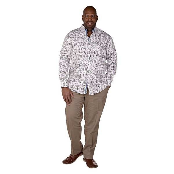 D555 Chino m. stretch + rekbare boord, stone