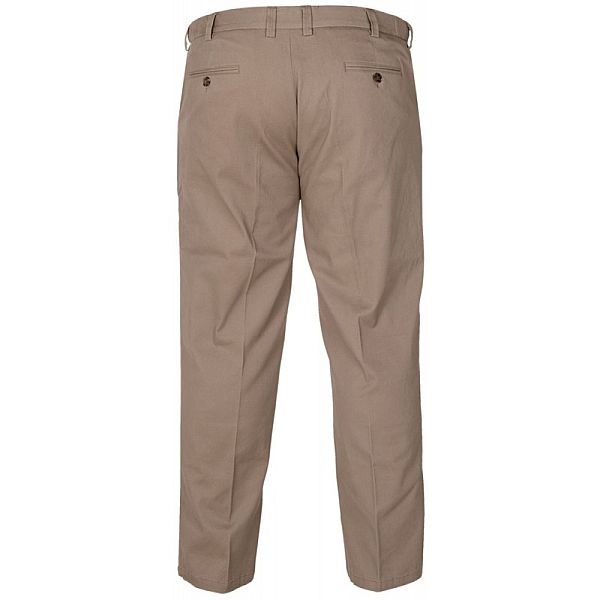 D555 Chino m. stretch + rekbare boord, stone