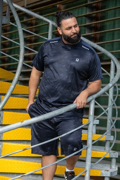 D555 Sport T-shirt Dry wear lichtgewicht, zwart
