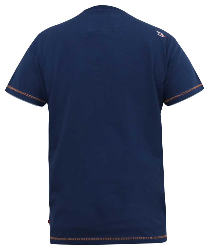 D555 T-shirt 'Born to Rock', navy