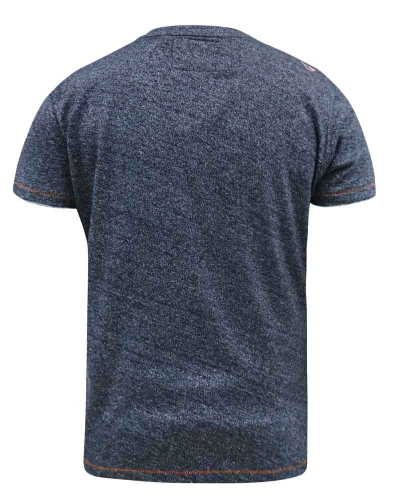 D555 T-shirt "Cassette Tapes", navy melee