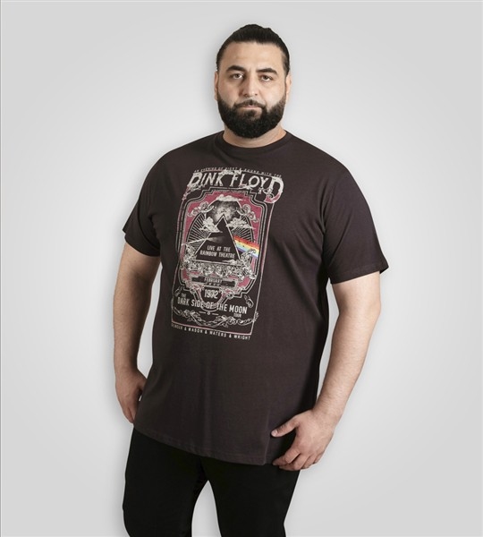 D555 T-shirt 'Pink Floyd', washed black