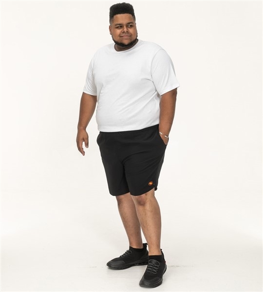 D555 Zwemshorts stretch m. binnenbroek, zwart