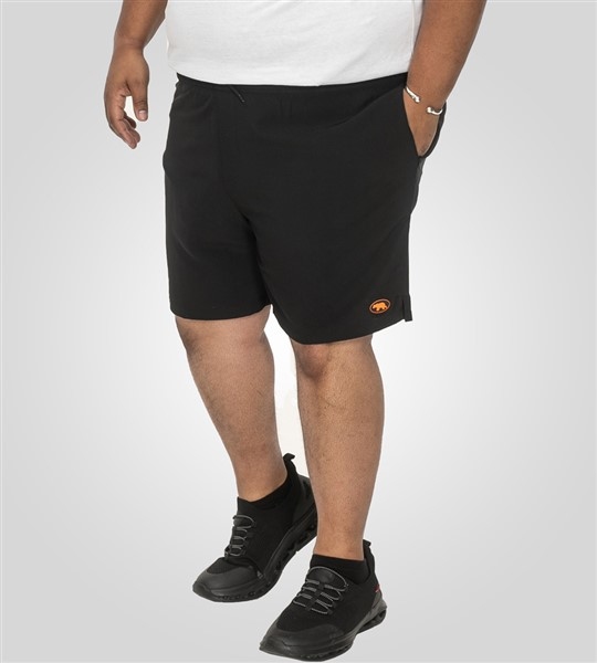 D555 Zwemshorts stretch m. binnenbroek, zwart