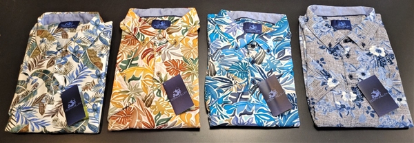 Eden Valley zomer polo m. stretch, Fantasy blauw