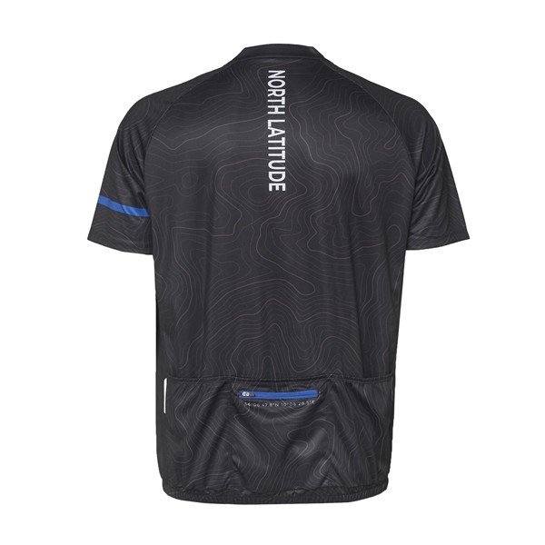 Fietsshirt korte mouw, zwart