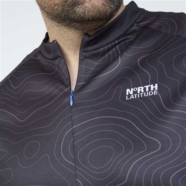 Fietsshirt korte mouw, zwart