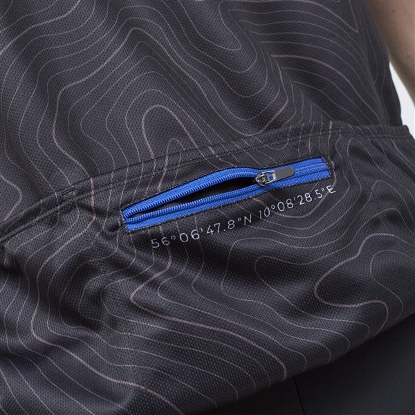 Fietsshirt korte mouw, zwart