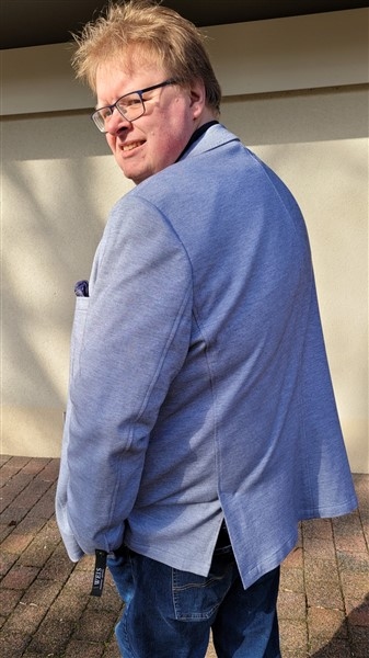 Gebr. Weis casual blazer Carlos, blue bleached