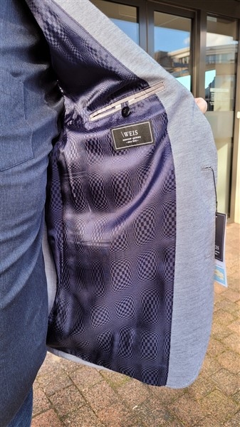 Gebr. Weis casual blazer Carlos, medium grey