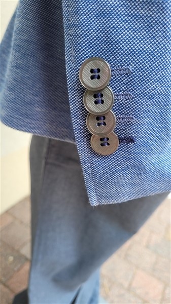 Gebr. Weis casual blazer CARLOS F, blue grey