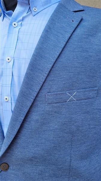 Gebr. Weis casual blazer CARLOS F, blue grey