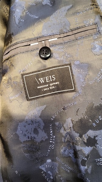 Gebr. Weis casual blazer CARLOS F, blue grey