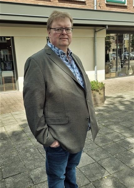 Gebr. Weis casual blazer CARLOS F, olive melée