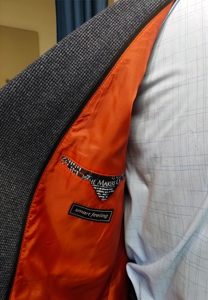 Gebr. Weis winter blazer jasje TAYLOR, grijs-blauw
