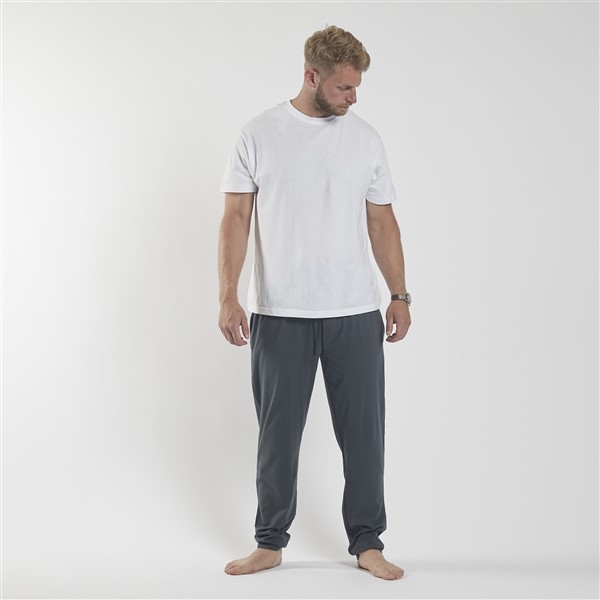 Jersey pyjama lange broek, antraciet