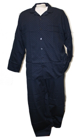 Klassieke pyjama, donker navy