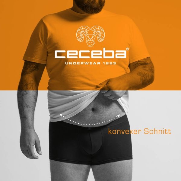 Konvex 2-pack t-shirts met V-hals, wit