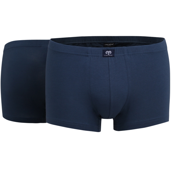 Konvex boxerpant m. stretch (set van 2), blauw