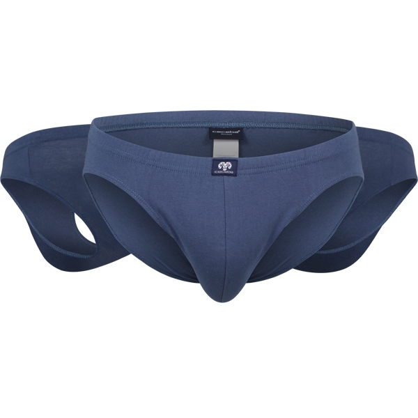 Konvex Slip 3-pack m. stretch, blauw (3 stuks)